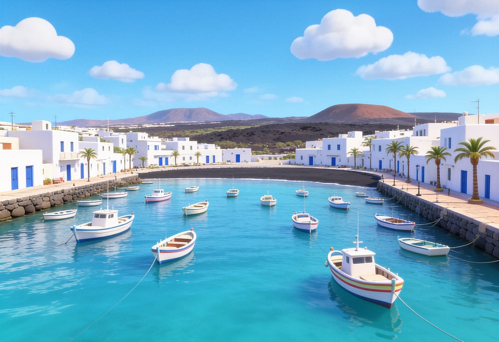 Personalised children's travel book set in Lanzarote